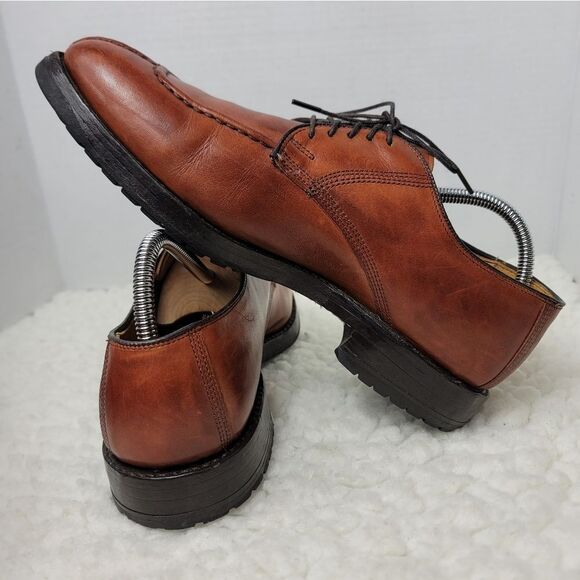 Allen Edmonds Dellwood Mens Oxford Shoes Size 8.5 Brown Leather Split Toe main image 9